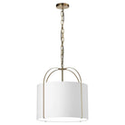 Dainolite - Quincy Pendant - QCY-181P-GLD-WH - Canada Light Shop