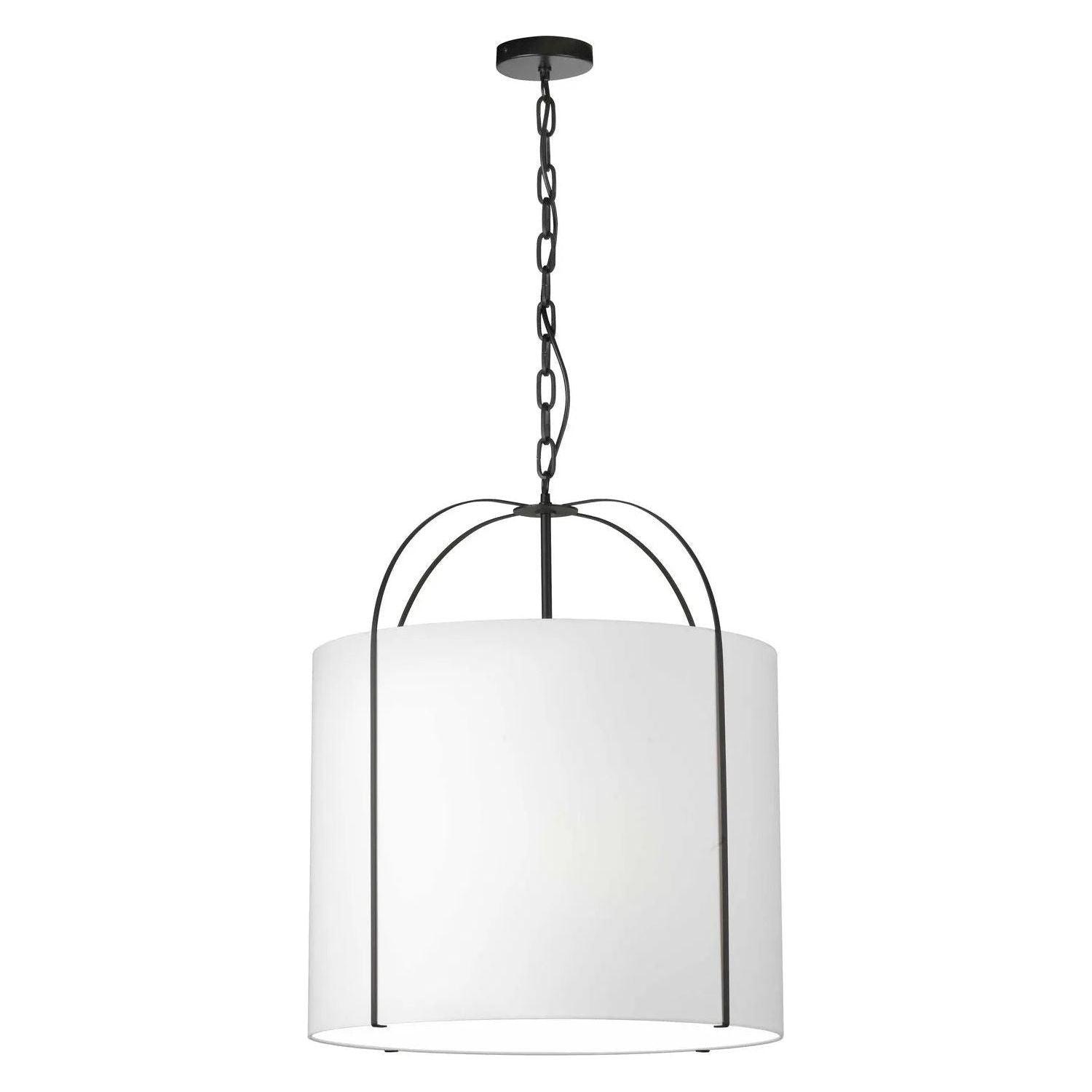 Dainolite - Quincy Pendant - QCY-221P-BK-WH - Canada Light Shop