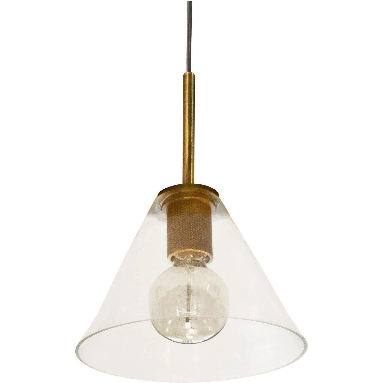 Dainolite - Roswell Pendant - RSW-91P-AGB-CLR - Canada Light Shop