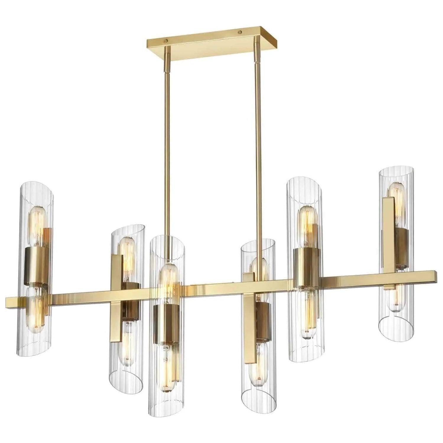Dainolite - Samantha-Chandelier - SAM-4012HC-AGB - Canada Light Shop