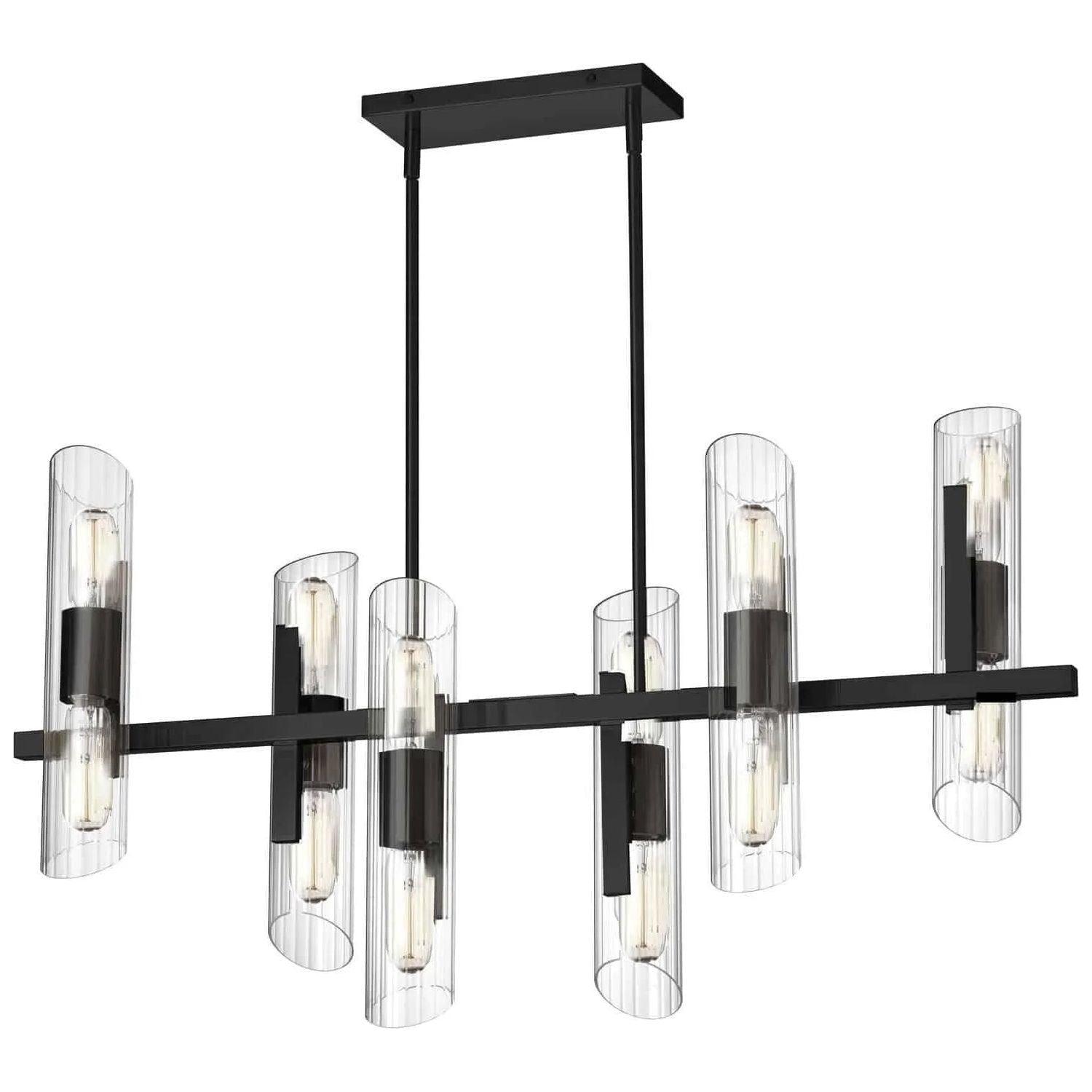 Dainolite - Samantha-Chandelier - SAM-4012HC-MB - Canada Light Shop