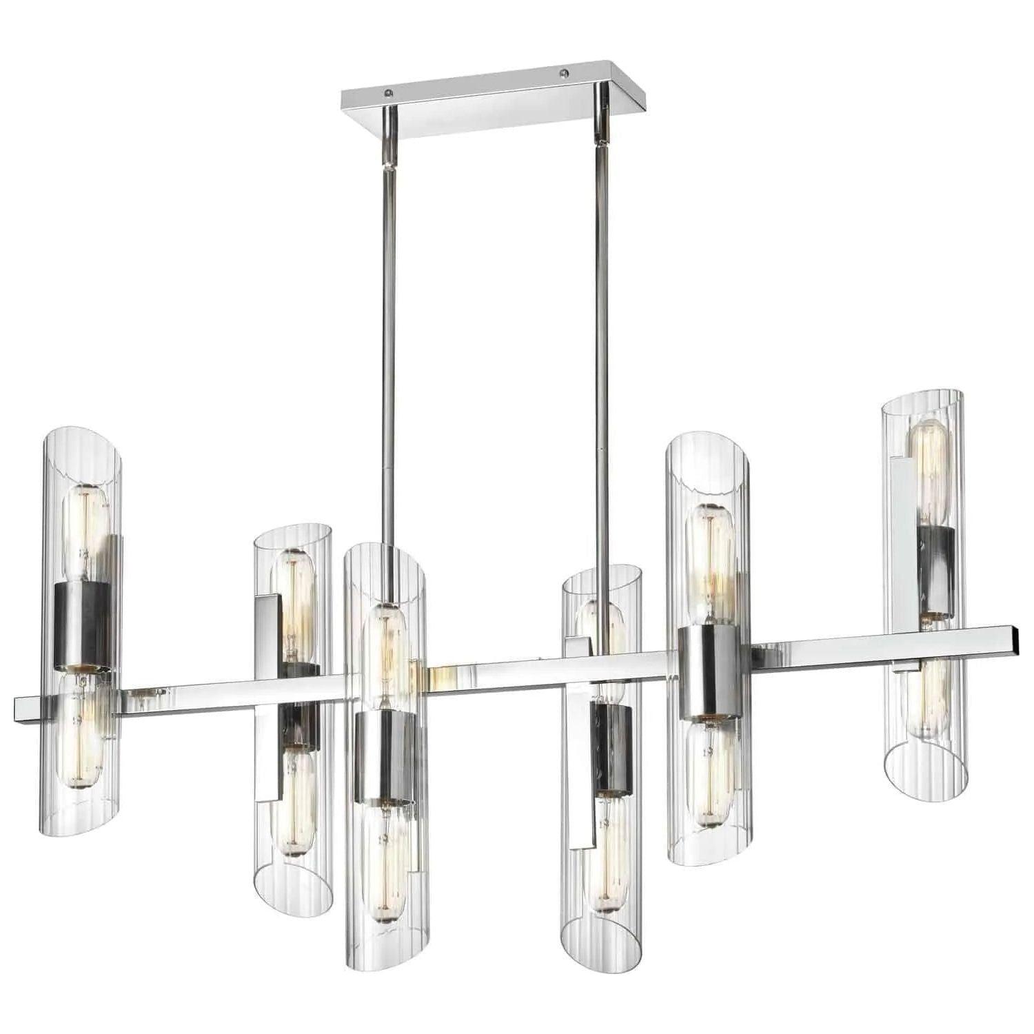 Dainolite - Samantha-Chandelier - SAM-4012HC-PC - Canada Light Shop