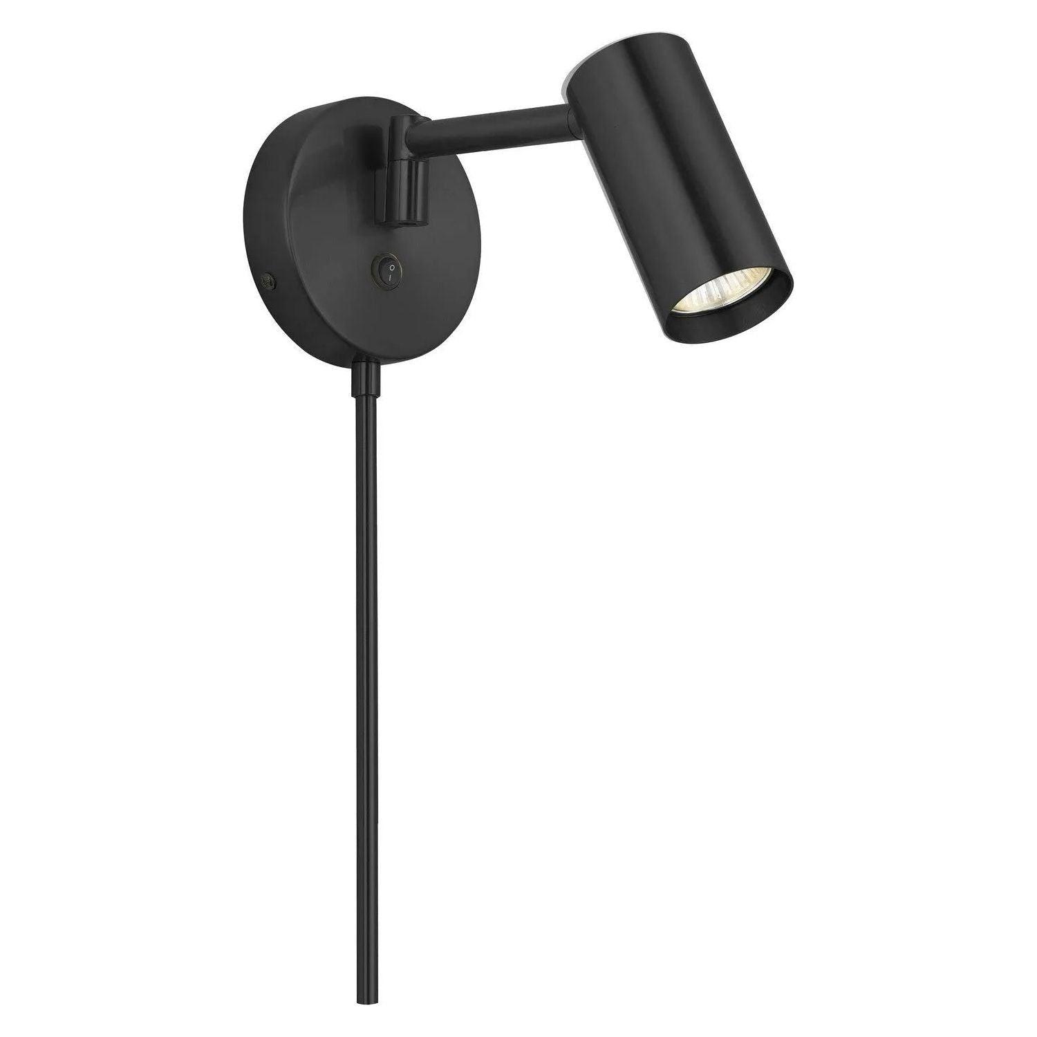 Dainolite - Stanly Wall Swing Arm Spotlight - STY-91WSPT-MB - Canada Light Shop