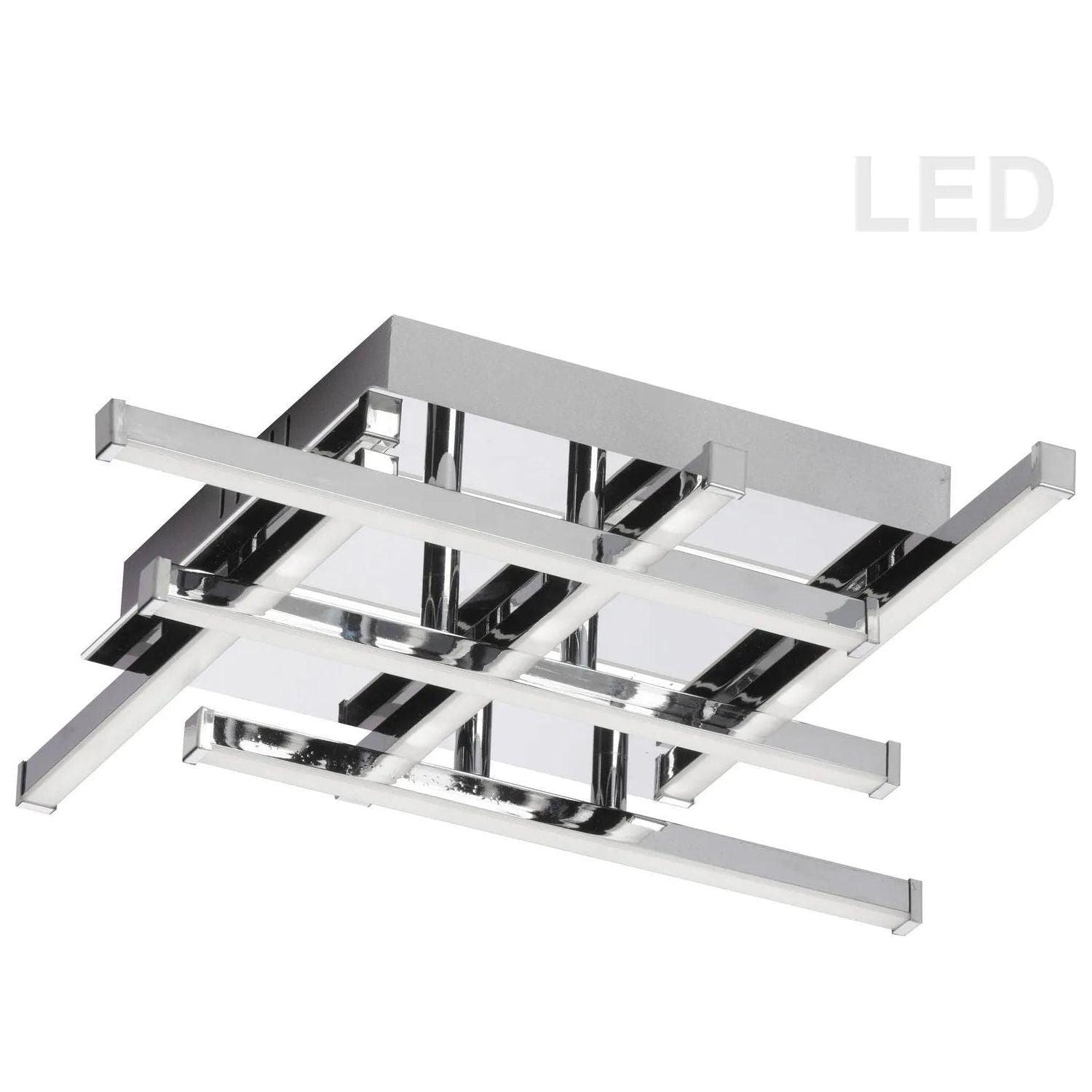 Dainolite - Summit LED Flush Mount - SUM-1414FH-PC - Canada Light Shop
