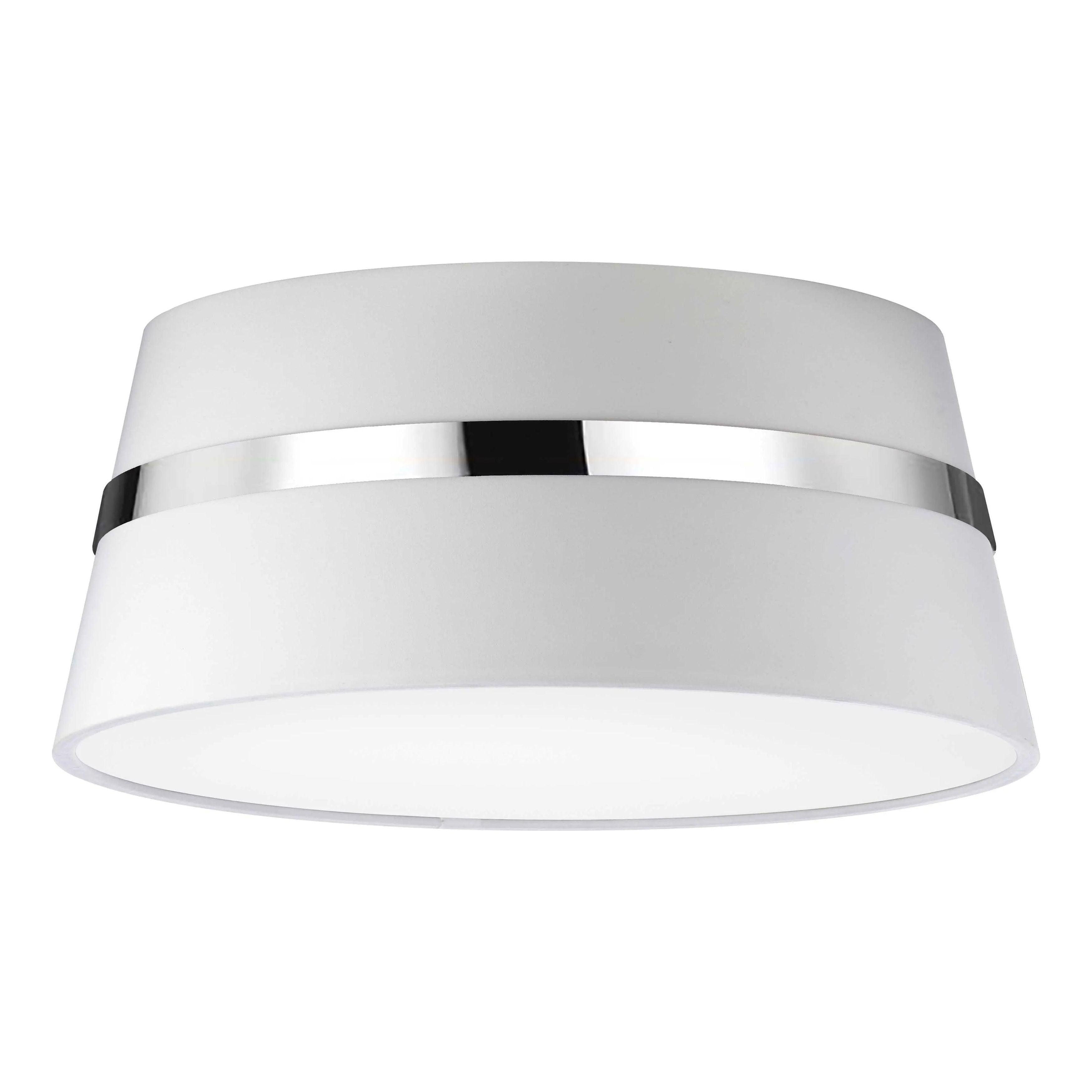 Dainolite - Symphony-Semi-Flush-Mount - SYM-153SF-PC-WH - Canada Light Shop