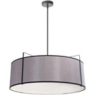 Dainolite - Trapazoid Pendant - TRA-244P-BK-GRY - Canada Light Shop