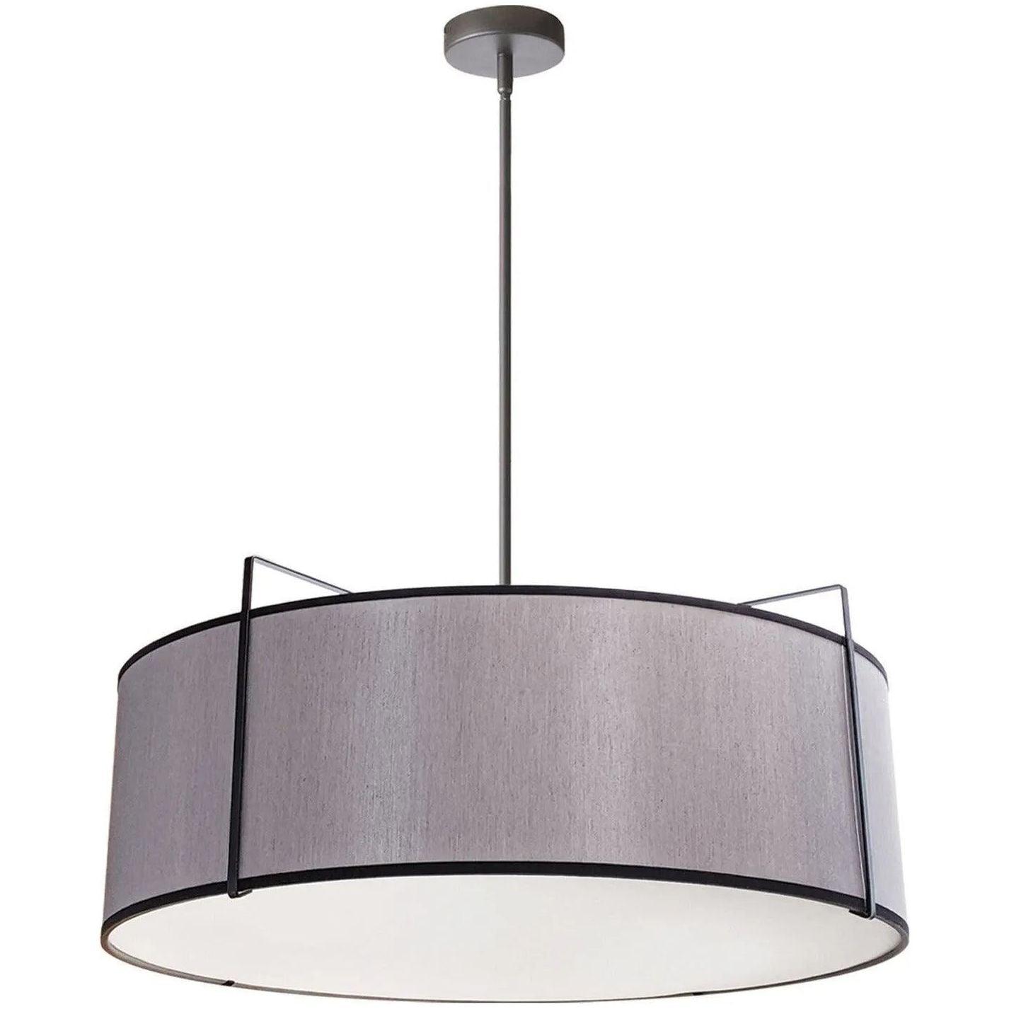 Dainolite - Trapazoid Pendant - TRA-244P-BK-GRY - Canada Light Shop