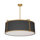 Dainolite - Trapezoid-Drum-Pendant - TRA-244P-GLD-BK - Canada Light Shop