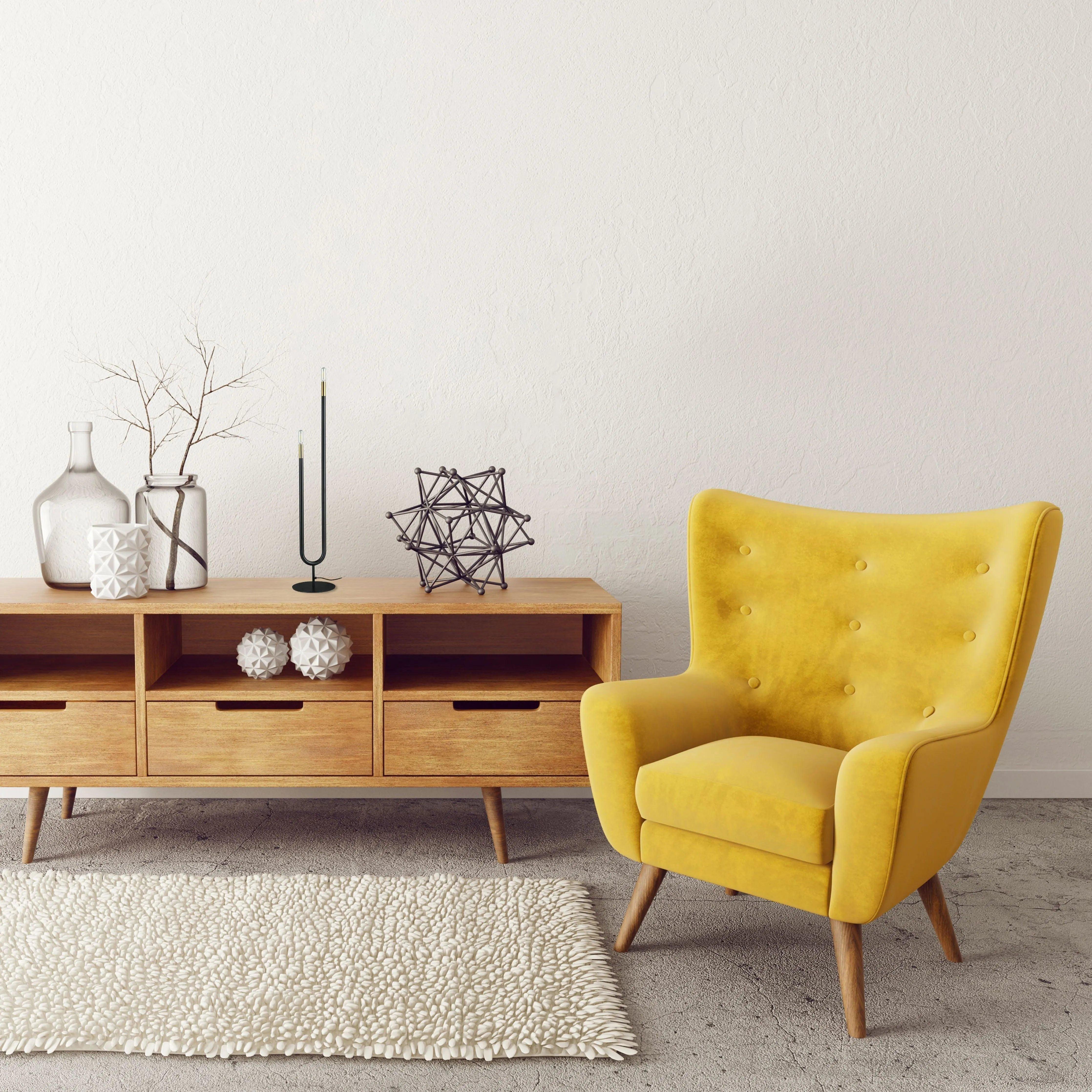 Dainolite - Wand Floor Lamp - WAN-602F-MB - Canada Light Shop