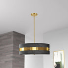 Dainolite - Willshire Pendant - WIL-224P-AGB-BK - Canada Light Shop