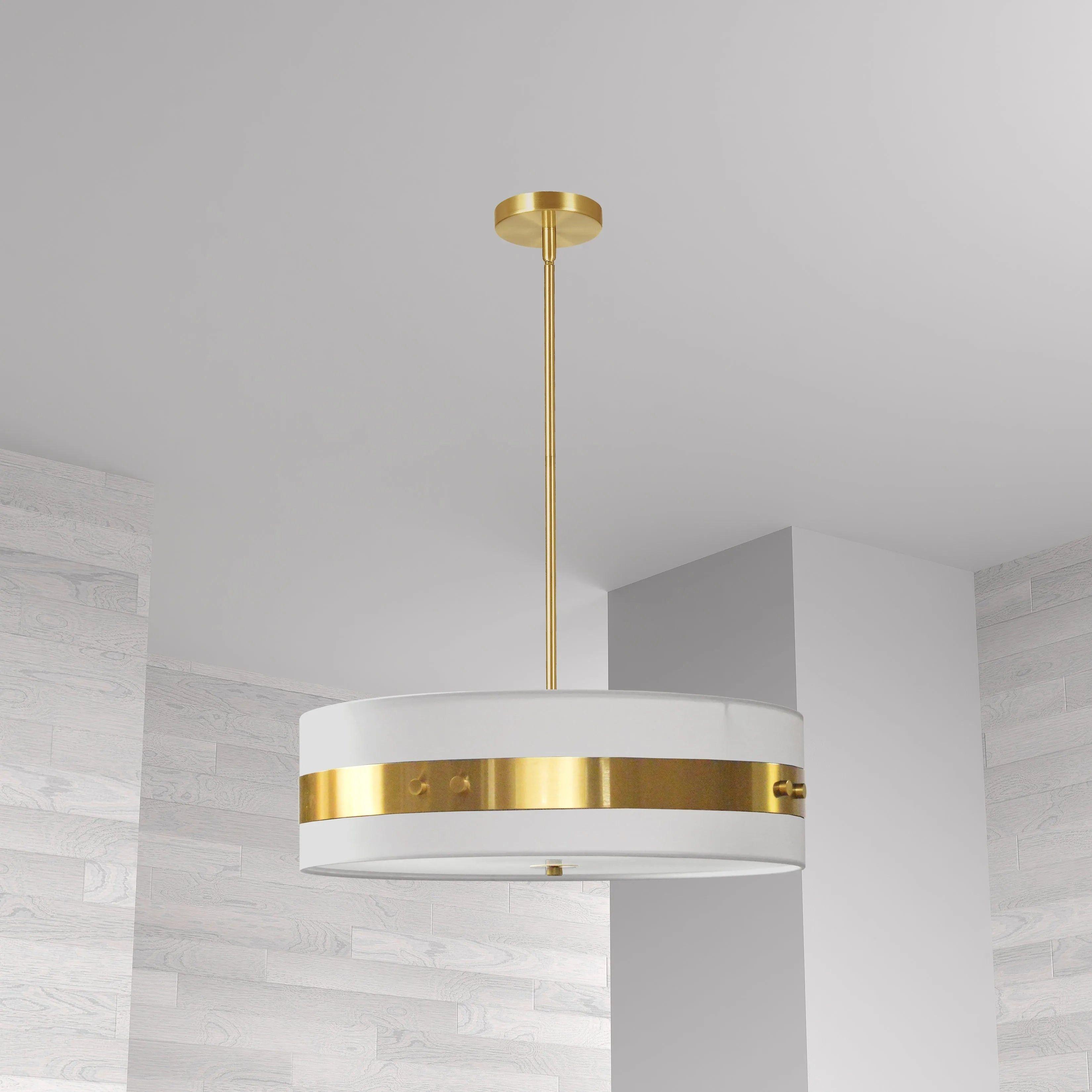 Dainolite - Willshire Pendant - WIL-224P-AGB-BK - Canada Light Shop