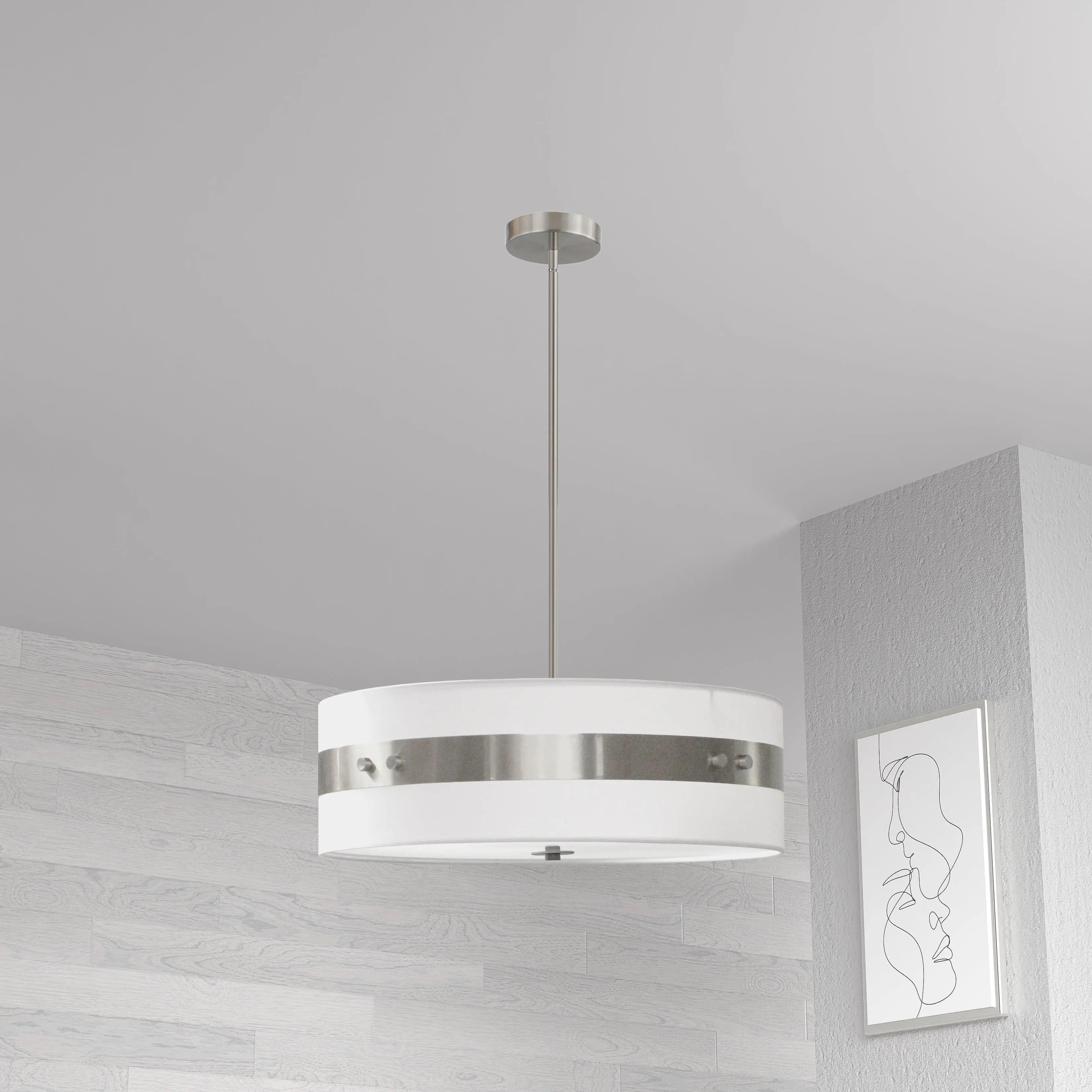 Dainolite - Willshire Pendant - WIL-224P-AGB-BK - Canada Light Shop