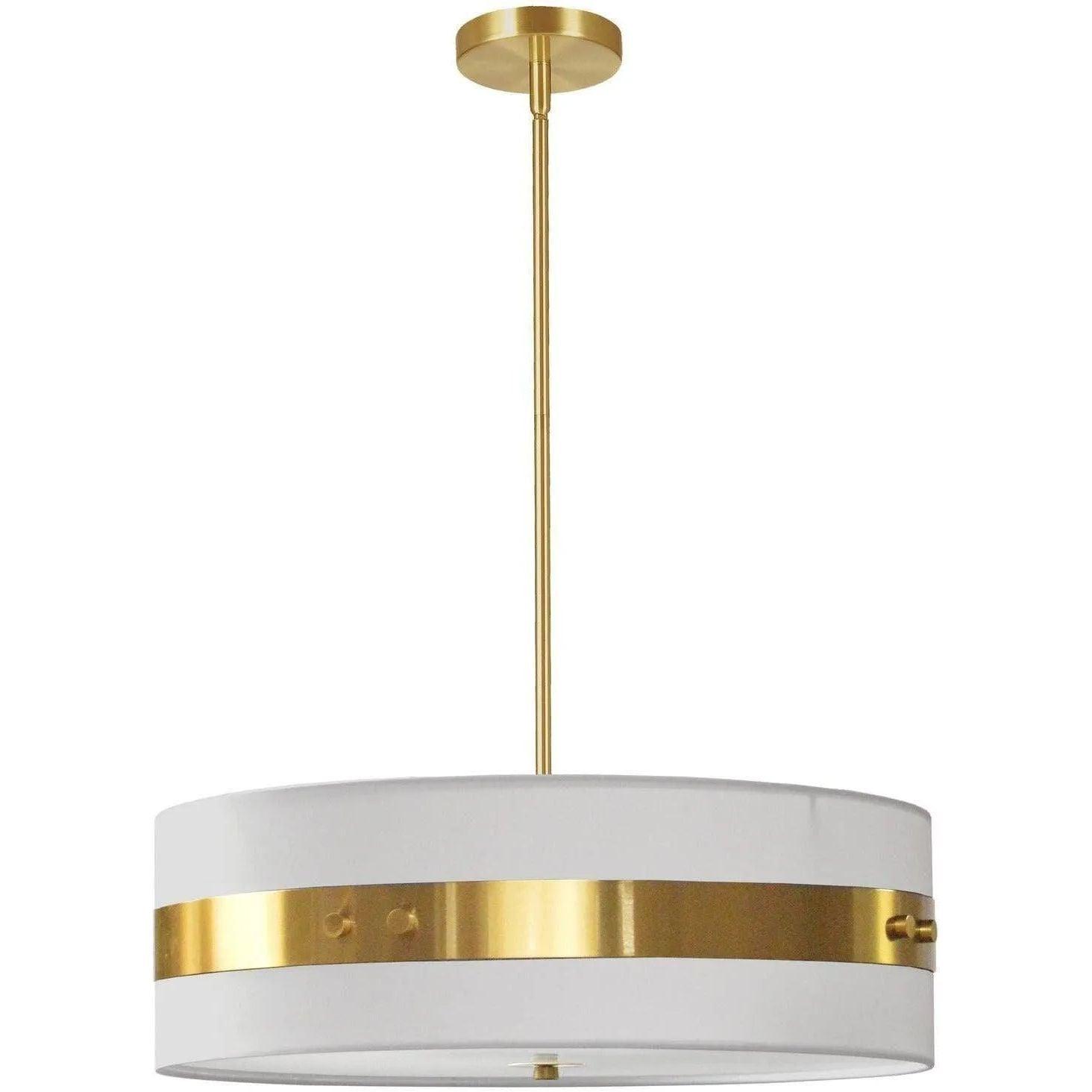 Dainolite - Willshire Pendant - WIL-224P-AGB-WH - Canada Light Shop