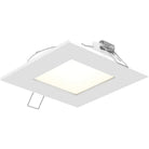 DALS Lighting - 4" 5000 Series Square Recessed Panel - 5004SQ-CC-WH - Canada Light Shop