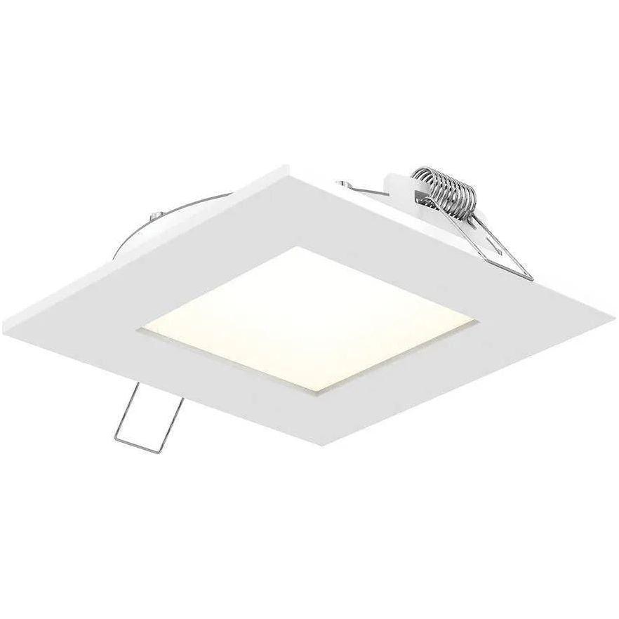 DALS Lighting - 4" 5000 Series Square Recessed Panel - 5004SQ-CC-WH - Canada Light Shop