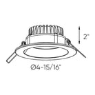 DALS Lighting - 4" DCPro Deep Regressed Panel - DCP-DDP4WH - Canada Light Shop