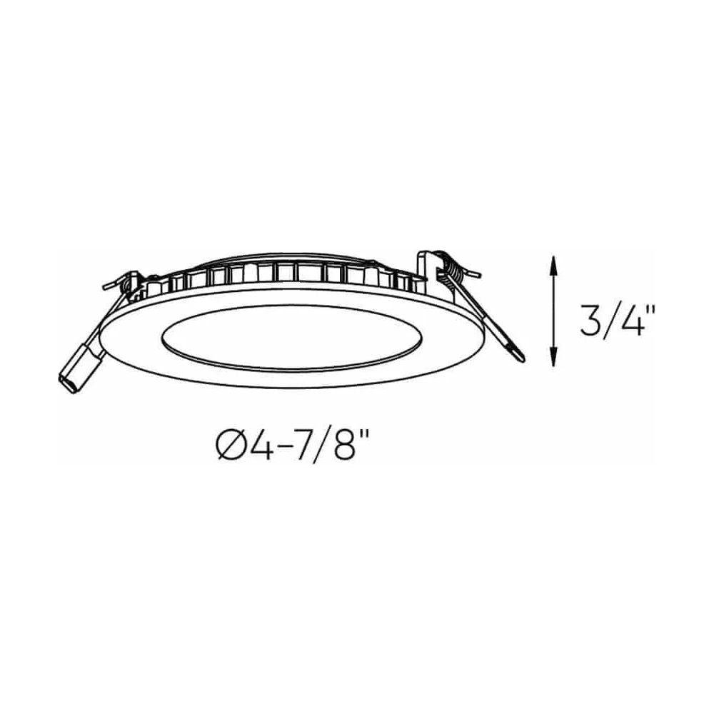 DALS Lighting - 4" DCPro Smart Panel - DCP-PNL4WH - Canada Light Shop