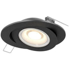 DALS Lighting - 4" Flat Gimbal Recessed - FGM4-3K-BK - Canada Light Shop