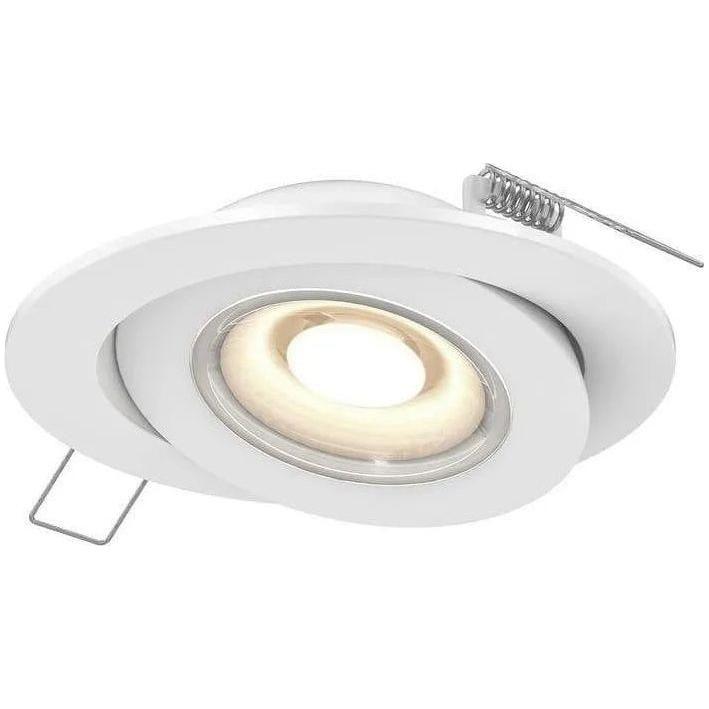 DALS Lighting - 4" Flat Gimbal Recessed - FGM4-3K-WH - Canada Light Shop