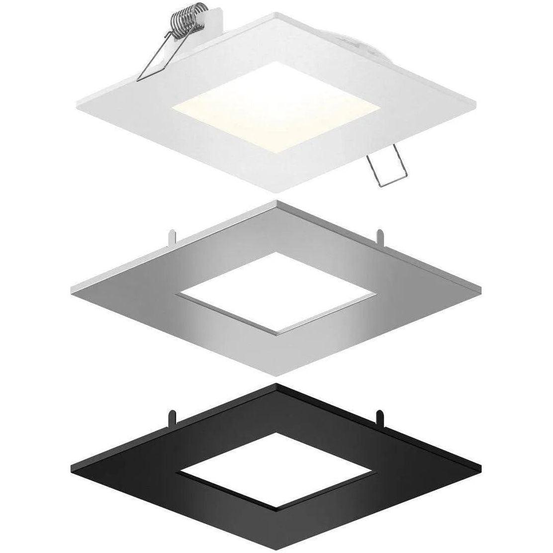 DALS Lighting - 4" Square LED Panel Light - SPN4SQ-CC-3T - Canada Light Shop
