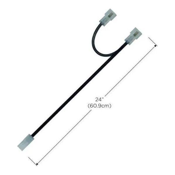 DALS Lighting - 4000 Series 12V ''Y'' Splitter - 4000HRNS-24 - Canada Light Shop