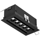 DALS Lighting - 5 Module MSL Mutli-Spot Directional Recessed Downlight - MSL5G-CC-BK - Canada Light Shop