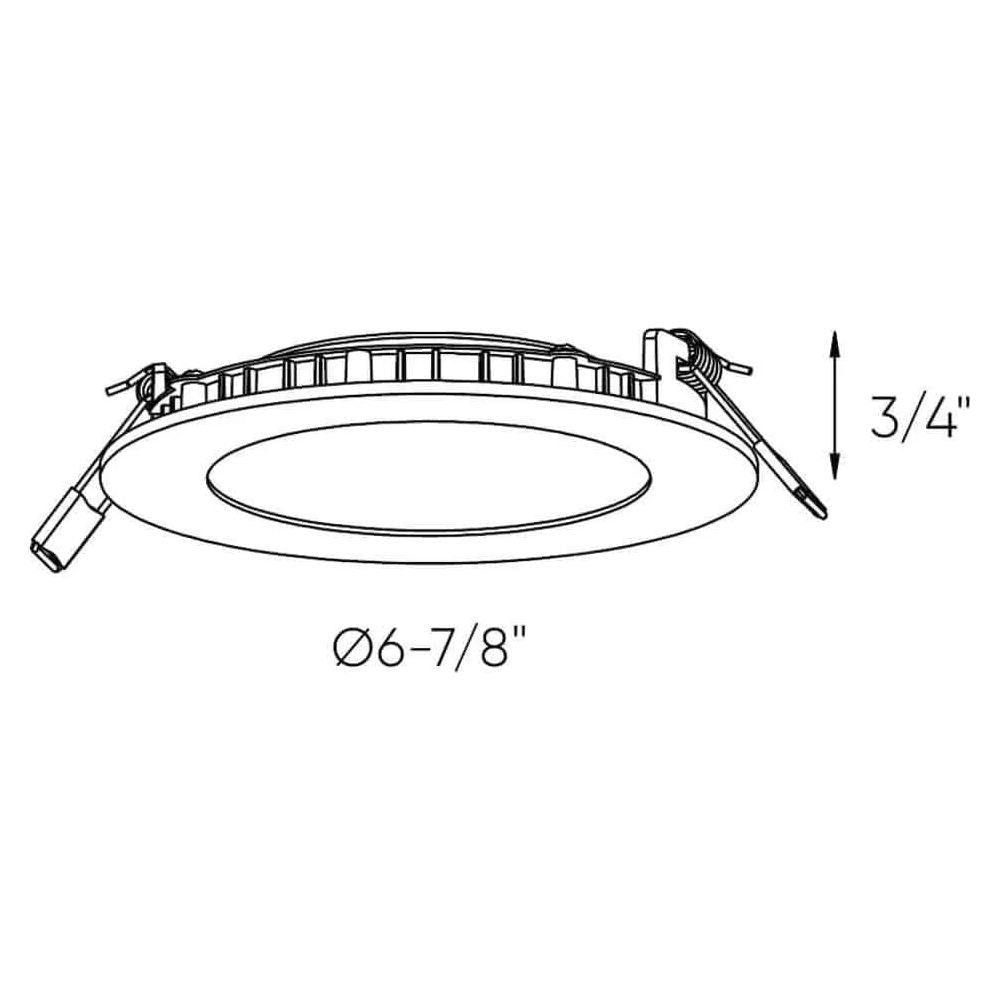 DALS Lighting - 6" DCPro Smart Panel - DCP-PNL6WH - Canada Light Shop