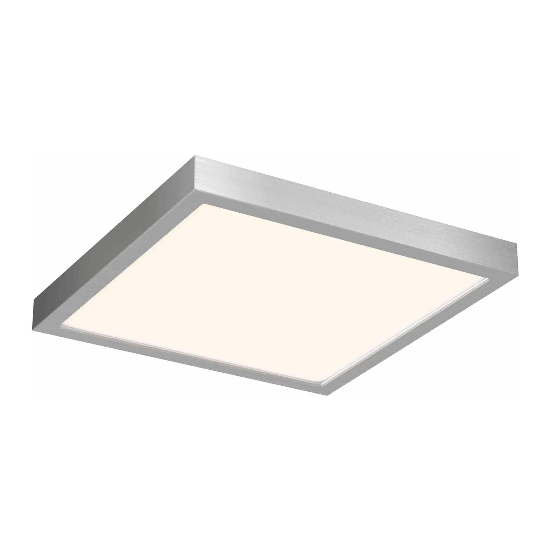 DALS Lighting - CFLED Square LED Flushmount - CFLEDSQ10-CC-SN - Canada Light Shop