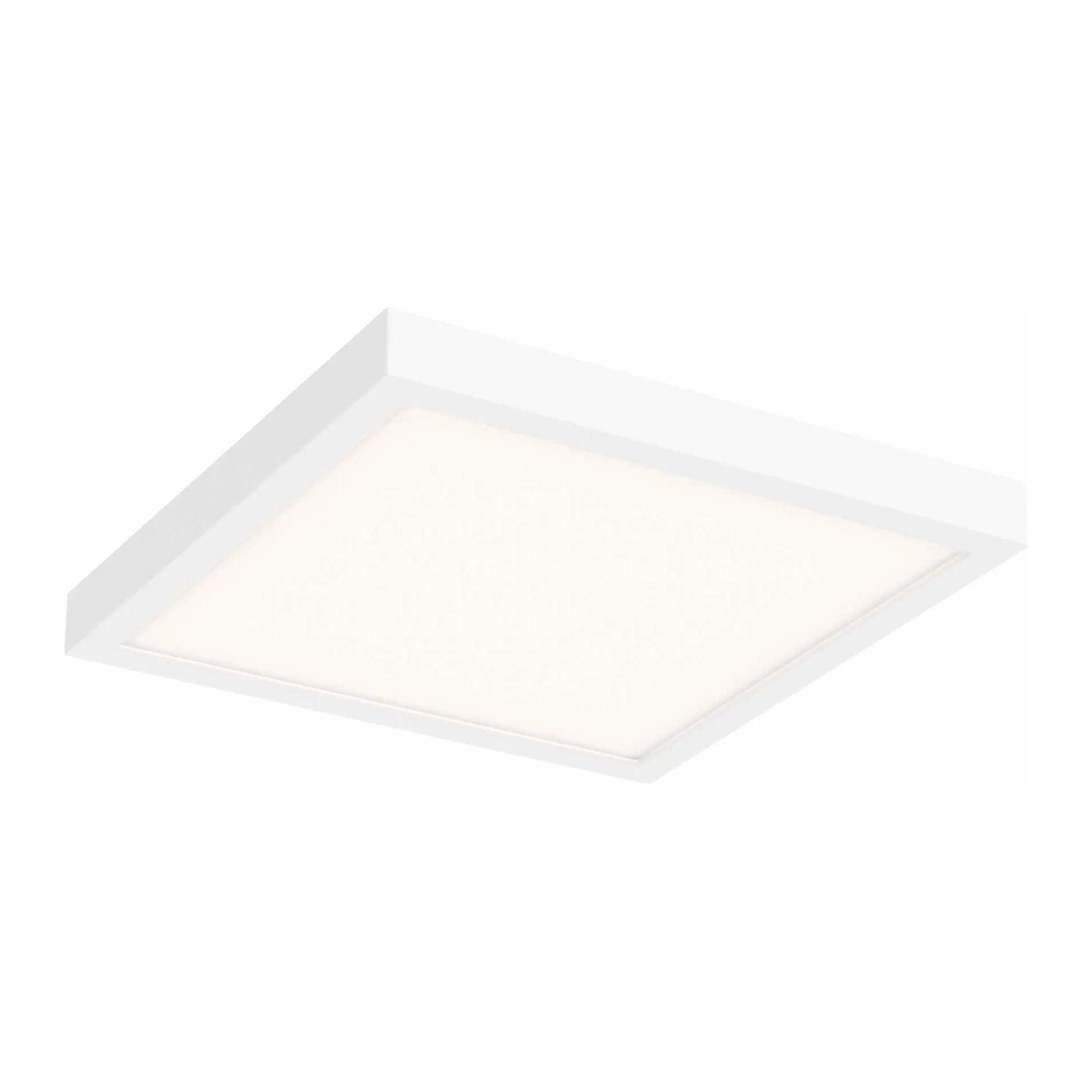 DALS Lighting - CFLED Square LED Flushmount - CFLEDSQ10-CC-WH - Canada Light Shop