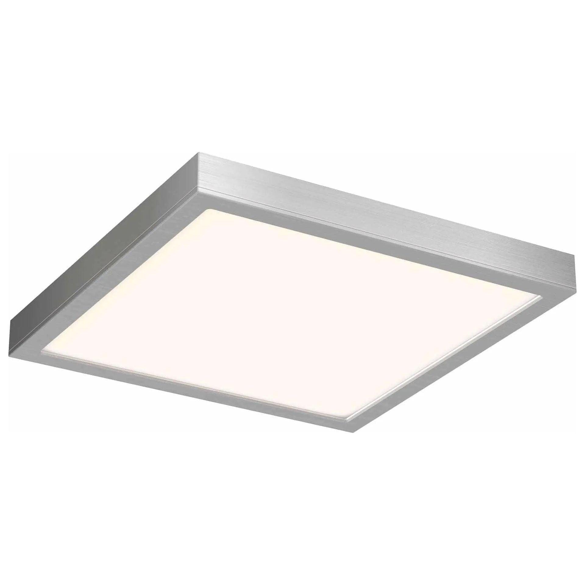 DALS Lighting - CFLED Square LED Flushmount - CFLEDSQ14-CC-SN - Canada Light Shop