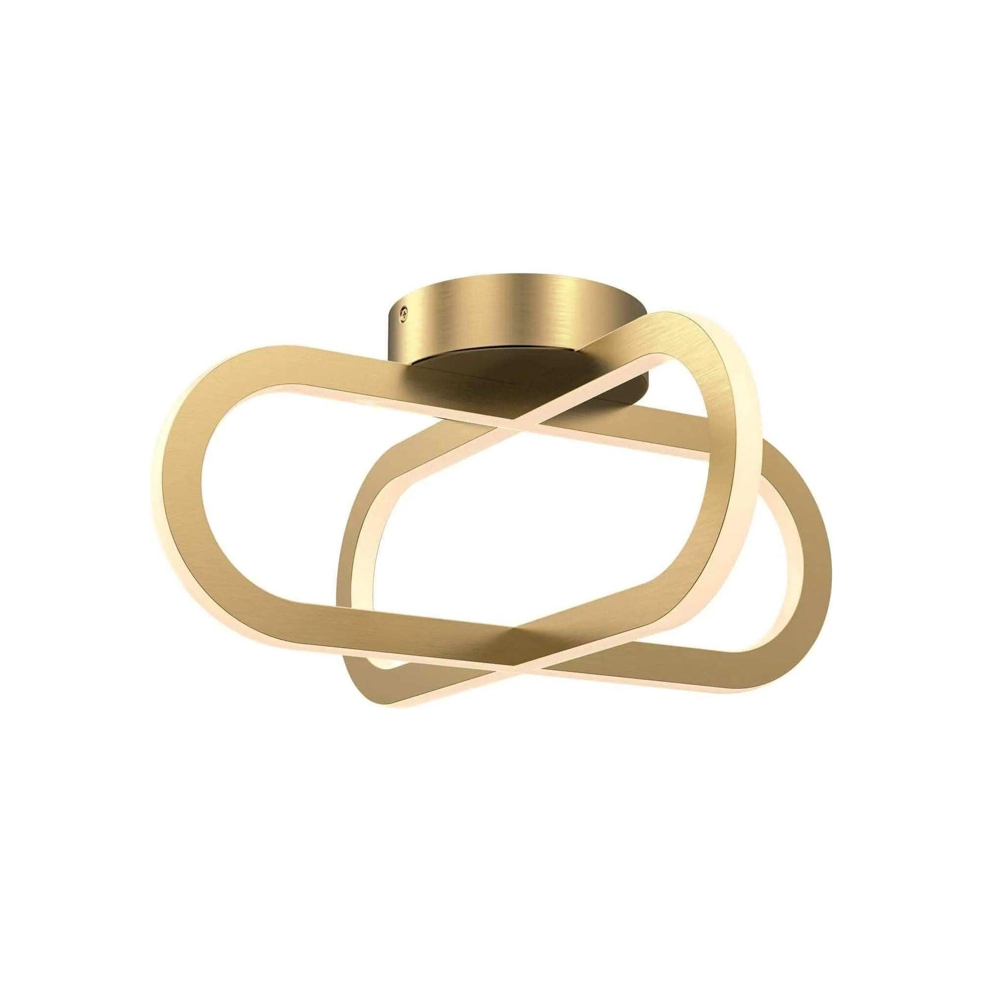 DALS Lighting - FDB LED Ring Flush Mount - FDB-CC-BB - Canada Light Shop