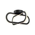 DALS Lighting - FDB LED Ring Flush Mount - FDB-CC-BK - Canada Light Shop