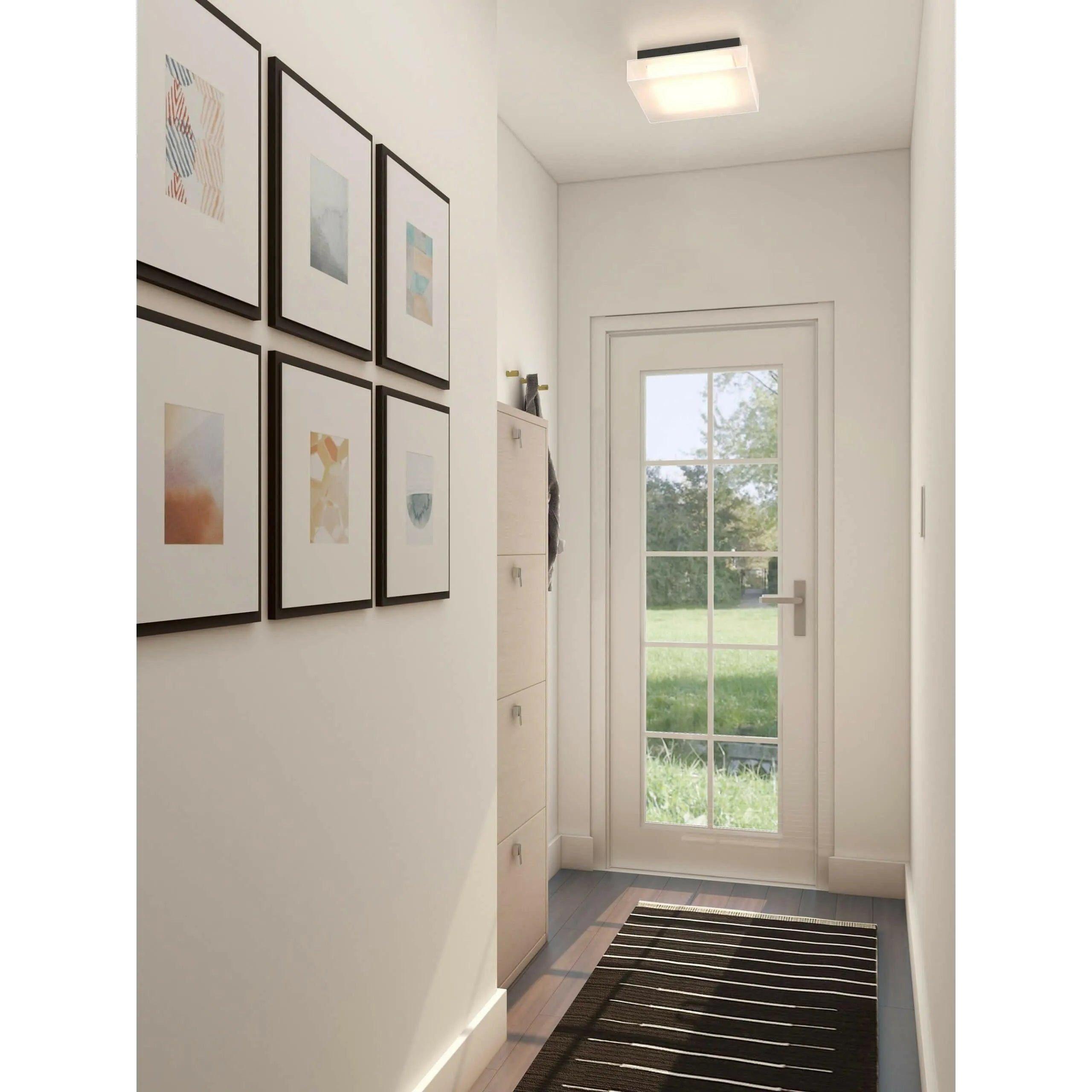 DALS Lighting - FUZ LED Flush Mount - FUZ11-CC-BK - Canada Light Shop