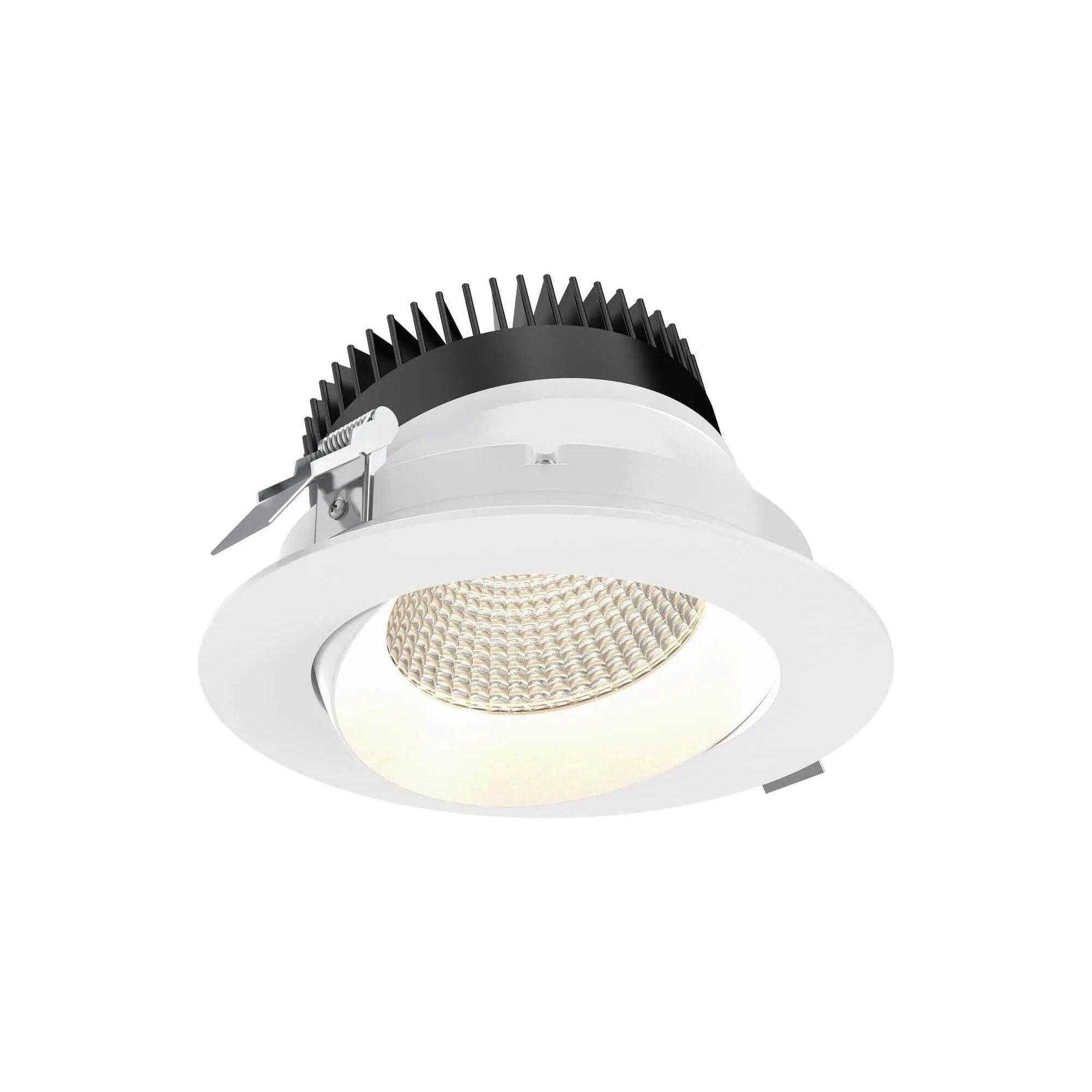 DALS Lighting - GBR 3.5" Regressed Gimbal Downlight - GBR35-CC-WH - Canada Light Shop