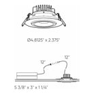 DALS Lighting - GMB 4 Inch Round 5CCT LED Gimbal Light - GMB4-CC-BK - Canada Light Shop