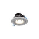 DALS Lighting - GMB 4 Inch Round 5CCT LED Gimbal Light - GMB4-CC-SN - Canada Light Shop