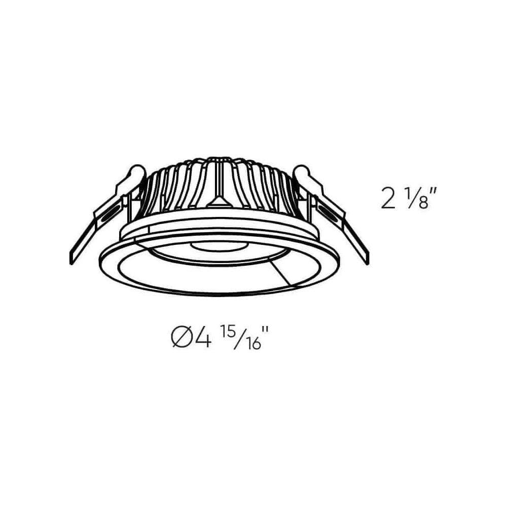 DALS Lighting - HPD 4 Inch High Powered LED Commercial Down Light - HPD4-CC-V-WH - Canada Light Shop