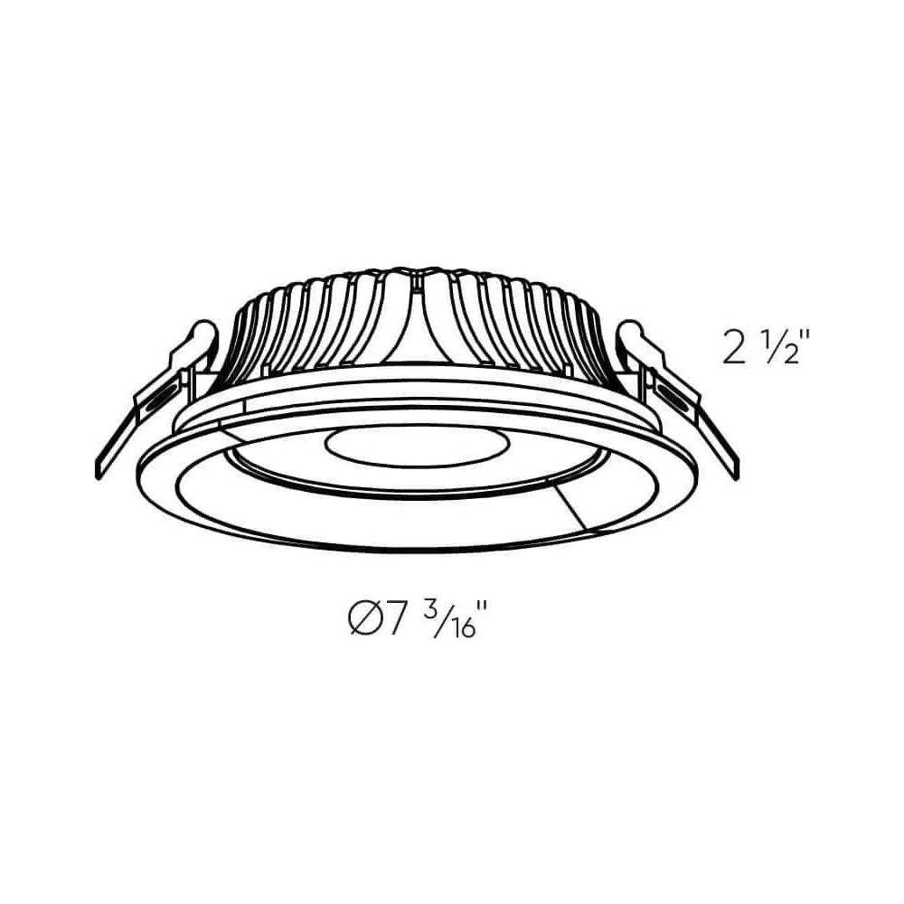 DALS Lighting - HPD 6 Inch High Powered LED Commercial Down Light - HPD6-CC-V-WH - Canada Light Shop