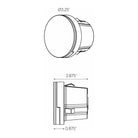 DALS Lighting - LEDSTEP004D Round LED Step Light - LEDSTEP004D-WH - Canada Light Shop