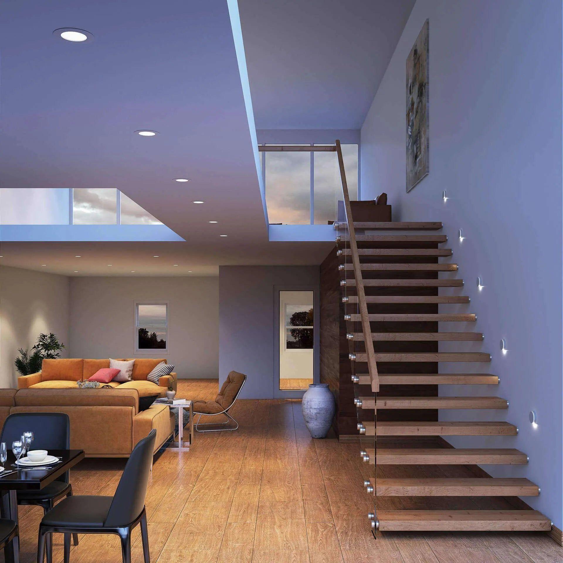 DALS Lighting - LEDSTEP004D Round LED Step Light - LEDSTEP004D-WH - Canada Light Shop