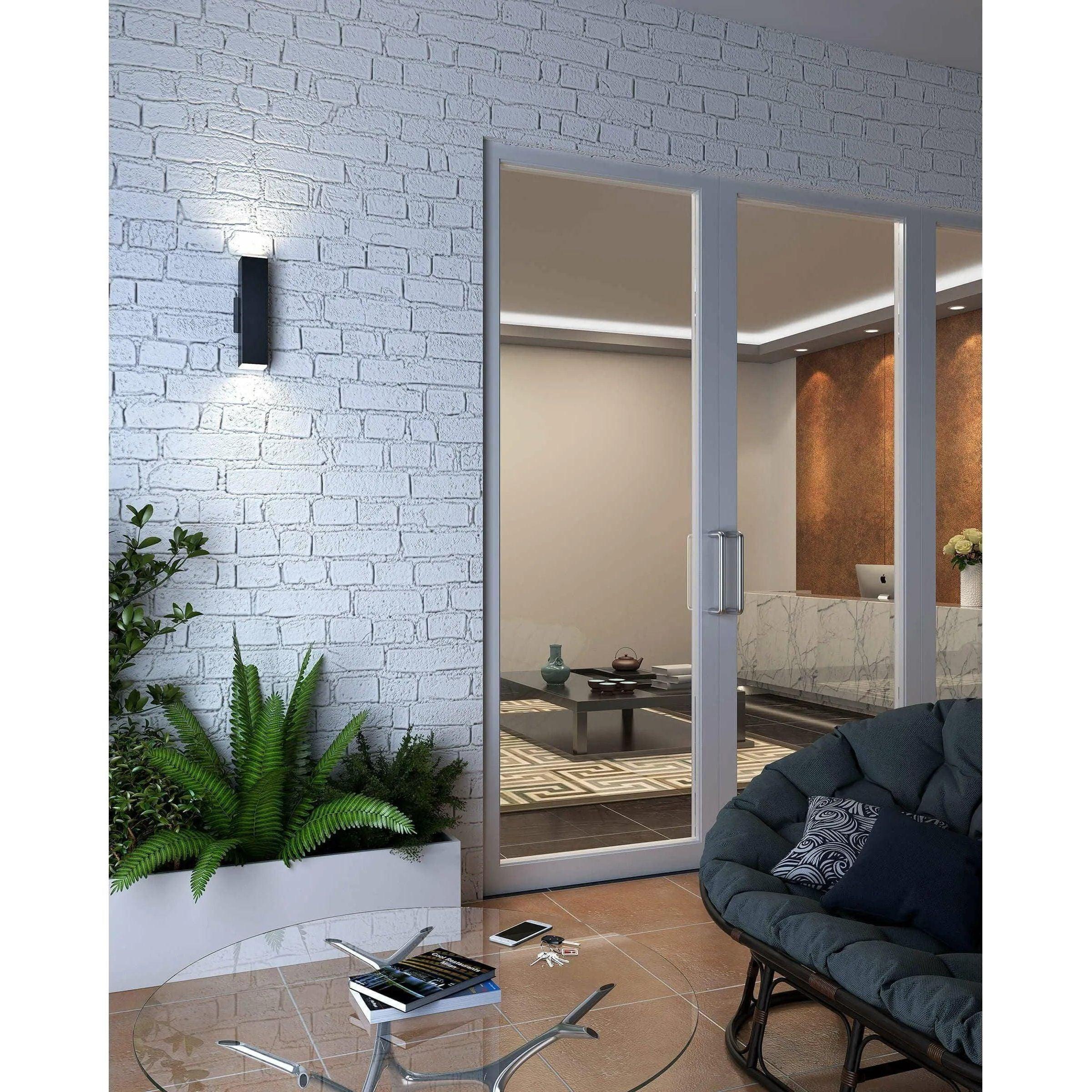 DALS Lighting - LEDWALL-B Square LED Cylinder Light - LEDWALL-B-BK - Canada Light Shop