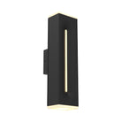 DALS Lighting - LWJ Rectangular CCT Dual Wall Light - LWJ16-CC-BK - Canada Light Shop
