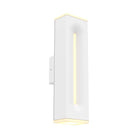 DALS Lighting - LWJ Rectangular CCT Dual Wall Light - LWJ16-CC-BK - Canada Light Shop