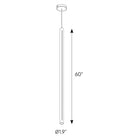 DALS Lighting - PDLED CCT LED Duo-Light Cylinder Pendant - PDLED120-24-BK - Canada Light Shop