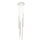 DALS Lighting - PDLED Round CCT LED Duo-Light Cylinder Pendant Cluster - PDLED120-5-WH - Canada Light Shop