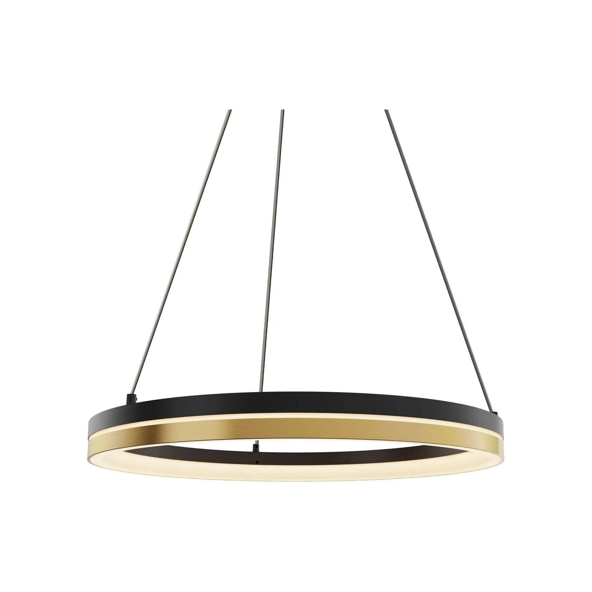 DALS Lighting - PDR14 LED Pendant Light - PDR14-CC-BG - Canada Light Shop
