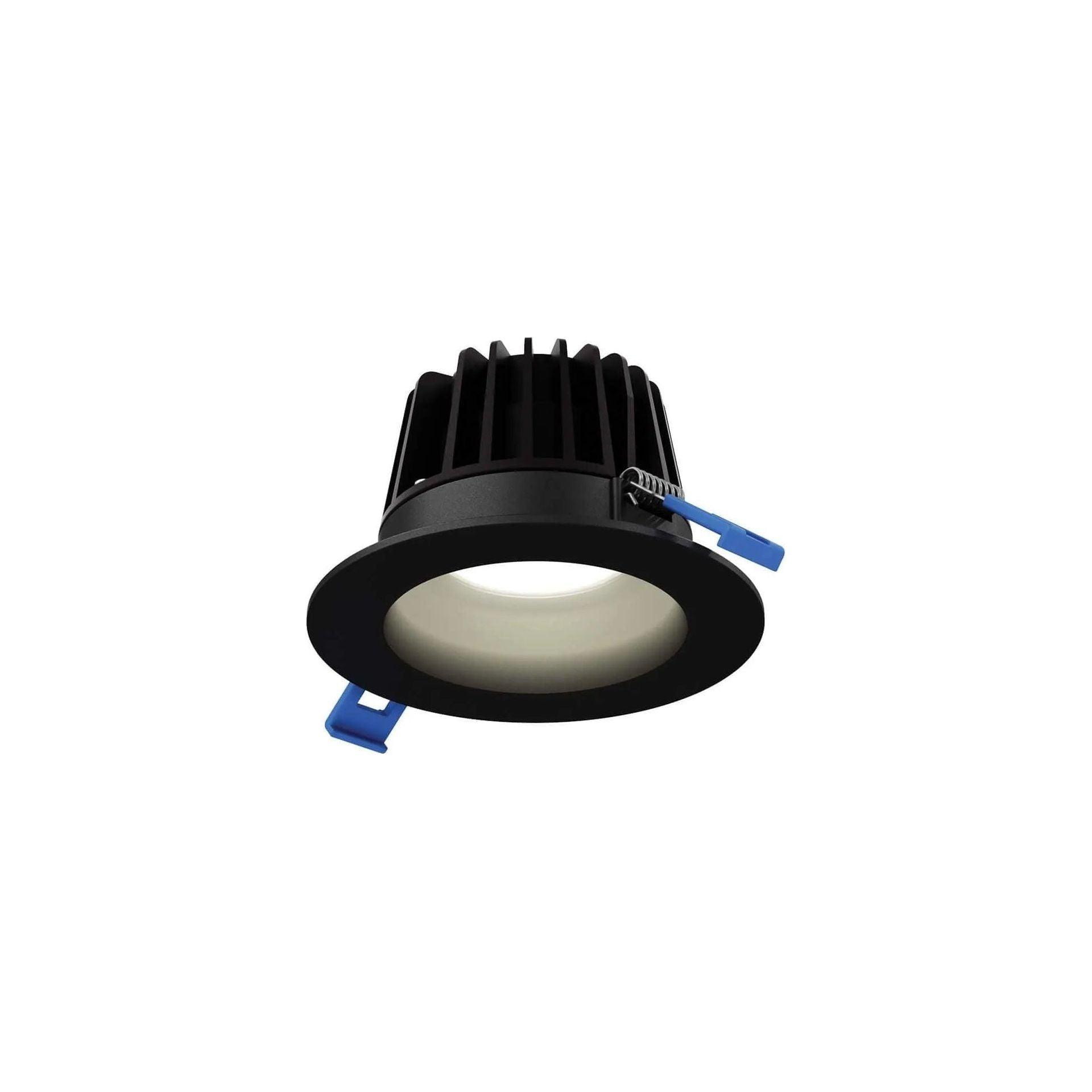 DALS Lighting - RGR 4 Inch Round Regressed Gimbal Down Light - RGR4-CC-BK - Canada Light Shop