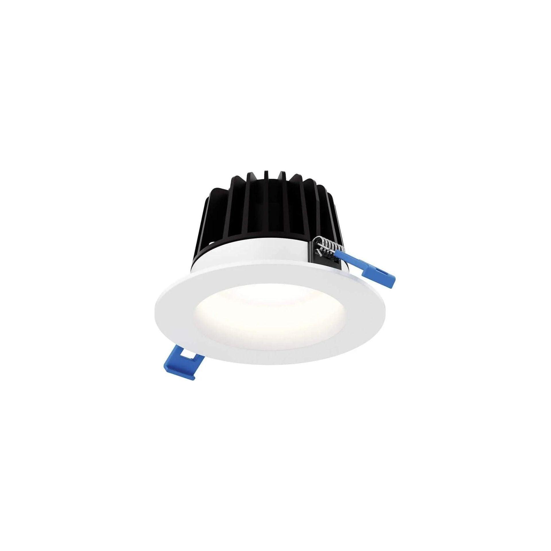 DALS Lighting - RGR 4 Inch Round Regressed Gimbal Down Light - RGR4-CC-WH - Canada Light Shop
