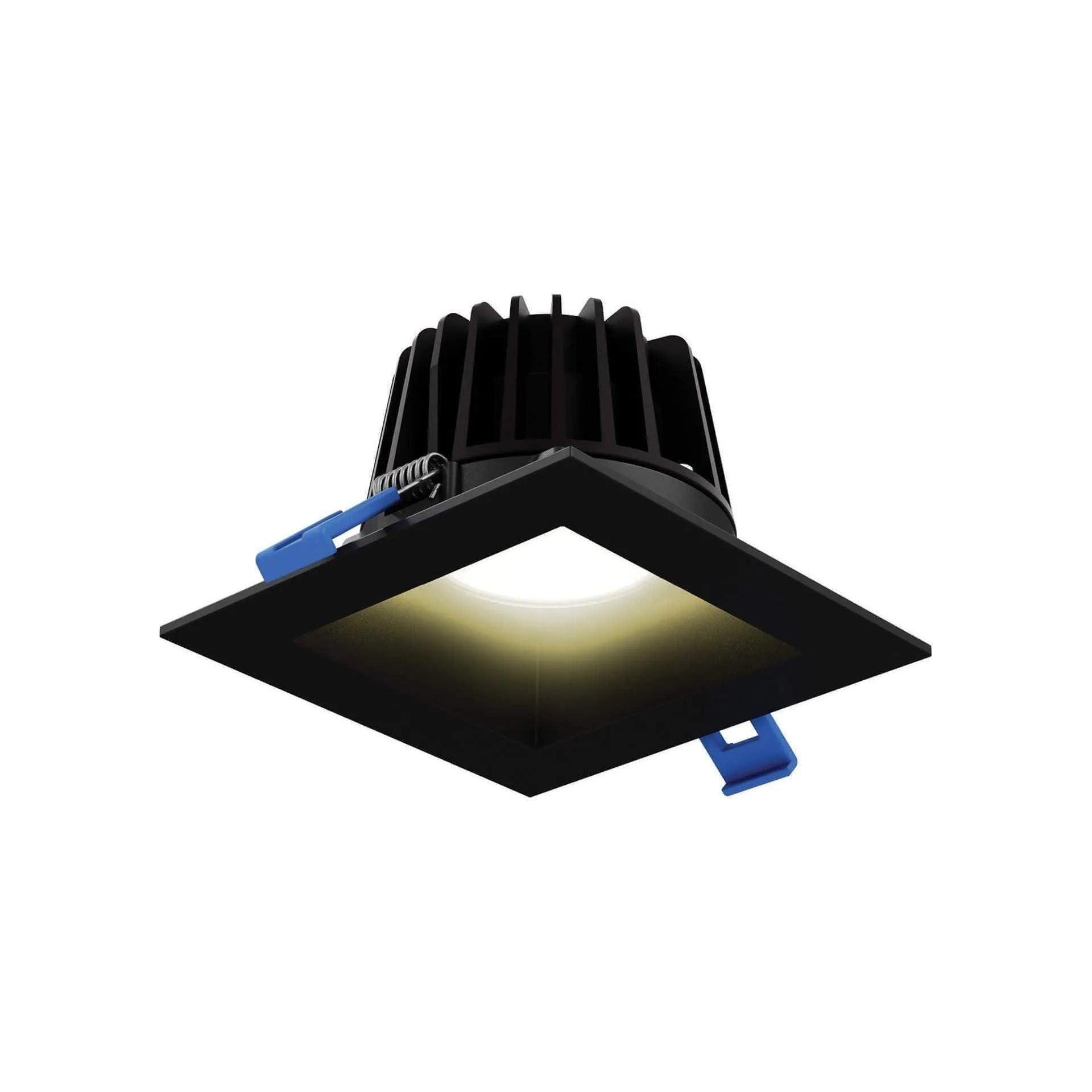 DALS Lighting - RGR 6 Inch Square Regressed Gimbal Down Light - RGR6SQ-CC-BK - Canada Light Shop