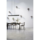 DALS Lighting - SPD Slim Linear LED Pendant Light - SPD48-3K-BK - Canada Light Shop